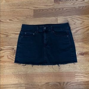 American Eagle Black Denim Skirt